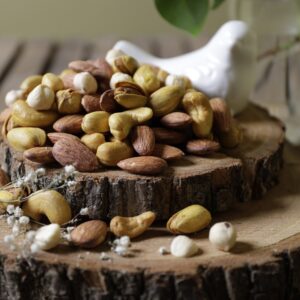 آجیل لوکس چهار مغز شور خشکبار شکوفه – ترکیب شور از گردو، فندق، بادام و پسته