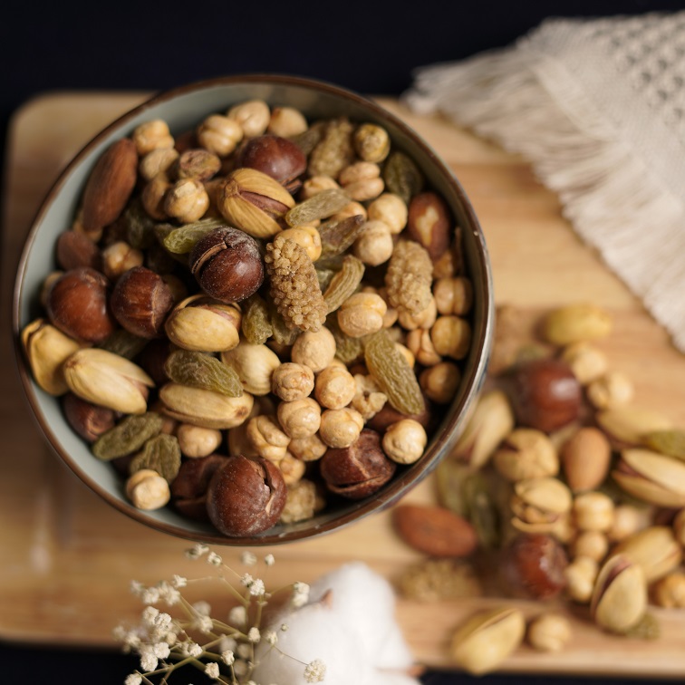 آجیل لوکس شور شیرین خشکبار شکوفه